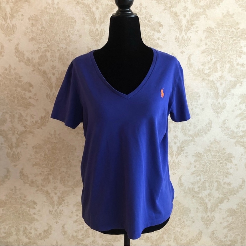Ralph Lauren Women's Short Sleeve Tee in Royal Blue